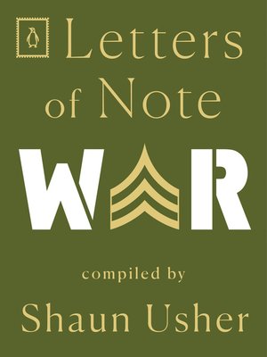 cover image of Letters of Note--War